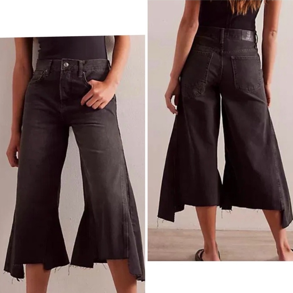 We The Free - Ripple Wide-Leg Crop Jeans Sz 27, NWOT
